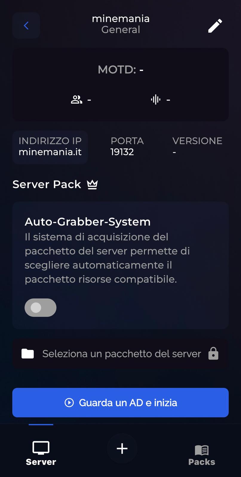 Avvia Connessione